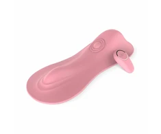 Pink Rožinė Vibe Pad Rožinė by Dream Toys - Dual Tapping &amp; Vibrating Intimate Device