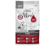 PLATINUM Adult ėriena Mini – pusiau drėgnas šunų maistas – 900g