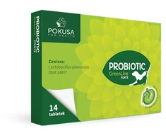 Priedas - POKUSA Probiotic Forte GreenLine šunims 14 vnt.