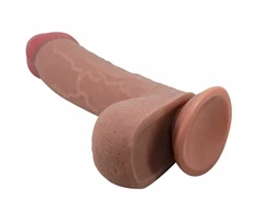 PRETTY LOVE HIGH GRADE Pretty Love Sliding Skin Series Anatomical Model with Suction Base Brown 23.4 cm
