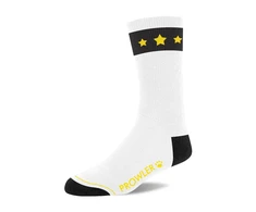 Prowler Raudonas Gold Star Socks Baltas/Juodas/Gold Comfortable Cotton Unisex
