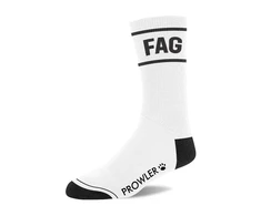 Prowler Red Prowler Raudonas Pride Socks Baltas/Juodas - Sporty Unisex Community Edition