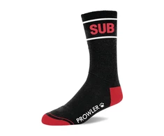 Prowler Red Prowler Raudonas Sub Crew Socks Juodas/Raudona - Stylish Contrasting Design