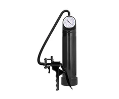 Pumped By Shots Pumped Elite Pump with Advanced PSI Gauge, 20cm Cylinder, Juodas