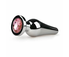 Rimba Aliuminio Plug Crystal Clear - Tapered Design, Medium Size