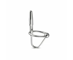 Rimba Stainless Steel Intimate Dilator with Glans Ring, 8 mm