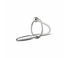 Rimba Stainless Steel Intimate Dilator with Glans Ring, 8 mm