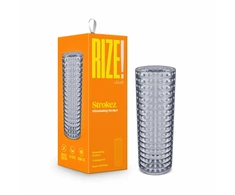 Blush Rize Strokez Transparent Intimate Machine Flexible Sleeve Clear