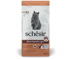 Agras Pet Foods Sausas Kačių Maistas - Schesir Suaugusiems Sterilizuotiems Katėms, Vištiena, 10 kg