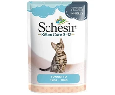 SCHESIR Tunas želė - šlapias maistas kačiukams - 85g