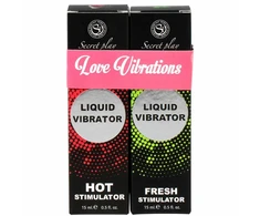 Secretplay Cosmetic Secret Play Liquid Vibrator Duo Set - Warm &amp; Fresh Effect 2x15ml Vegan