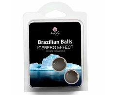 Secretplay Cosmetic Secret Play Set 2 Brazilian Balls Iceberg Effect Intense Cooling Massage Oil