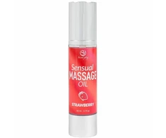 Secretplay Cosmetic Secretplay Strawberry Massage Oil 50ml - Airless Pump &amp; maitininantis Formula