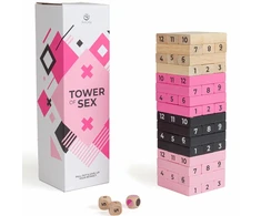 Secretplay 100 Games Secretplay Wooden Tower Game - 48-Piece Multi-Color Adult Challenge Set