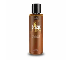 Sensuva Sizzle Lips Edible Warming Gel Salted Caramel 125ml