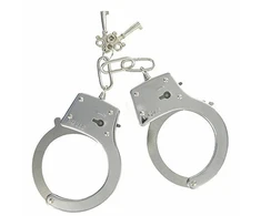 Seven Creations Metal Handcuffs - Robust Adjustable Steel Restraints