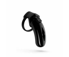 Shots Lockdown Secure Large Cage - Adjustable Fit, Juodas, 5 Rings