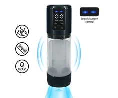 Pumped By Shots Shots UltraLift Automatic Vacuum Enhancement Device Gun Metal Atsparus vandeniui
