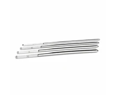 Sinner Gear 14-Piece Stainless Steel Intimate Dilator Set, 0.4-1.7 cm