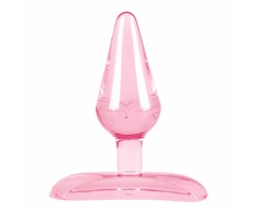 Sinner Gear Rožinė Butterfly Mini Plug with Suction Base, 7 cm, TPE