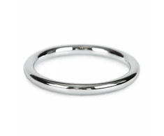 Sinner Gear Steel Intimate Ring Set - 3 Sizes, Sidabrinis, Anatomical Design