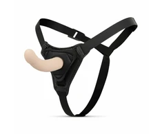 Sinner Gear Strap-On Silicone Model with Adjustable Harness, Curved Design
