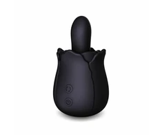 Creative Conceptions Skins Rose Buddies Bums N Roses Intimate Rotating Vibrator, Juodas
