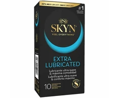 SKYN Extra Lubricated Polyisoprene Protection 10-Pack, Ultra-Comfort