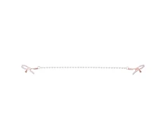 Sportsheets S&amp;M Peaches n' CreaMe Pearl Nipple Clamps Rose Gold Adjustable