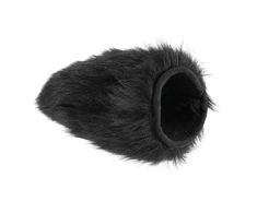 Sportsheets Spiked Sensory Mitt - Juodas, Faux Fur, Universal Fit