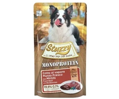 Agras Pet Foods Drėgnas Šunų Maistas - STUZZY Monoprotein Jautiena su Mėlynėmis