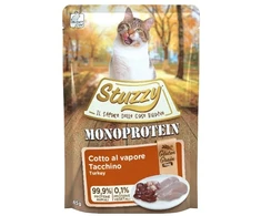 Agras Pet Foods Kačių Maistas - STUZZY Monoproteinas Kalakutiena Šlapias 85g 10.2% Baltymų