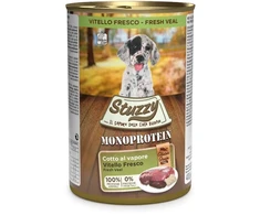 STUZZY Monoprotein Puppy Veal - šlapias maistas šuniukams - 400g
