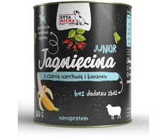 Šunų Maistas - Syta Micha Junior Su Morkomis Ir Bananais 800g