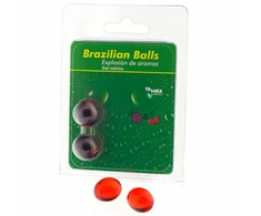 Taloka 2 Brazilian Balls Strawberry &amp; Cherry Scented Intimate Gel Capsules