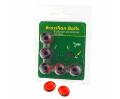 Taloka Brazilian Balls Intimate Gel 5pcs Strawberry &amp; Champagne Aroma