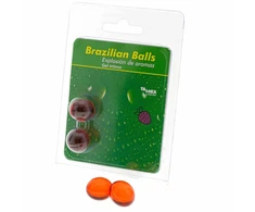 Taloka Brazilian Scented Massage Gel Balls Strawberry Aroma 2pcs
