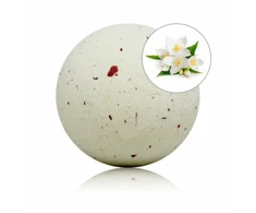 TALOKA Jasmine Bath Bomb with Rose Petals 140g - Aromatic Spa Sphere