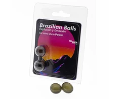 Taloka Power Effect Brazilian Aroma Massage Balls 2 pcs Lubricating Gel
