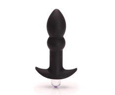 Tantus Perfect Butt Plug Plus Juodas Silicone Vibrating Plug 3 Modes
