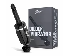 Teazers Thrusting Silicone Intimate Machine with Suction Cup Juodas 23cm