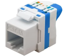 TECHLY CAT 6a KeyStone RJ45 Jack UTP neekranuotas įrankis be įrankių