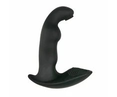 TOYJOY Dynamic Duke Ribbed Silicone Intimate Massager Juodas