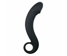 TOYZ4LOVERS Silicone Juodas Anal Massager Curved Prostate Model