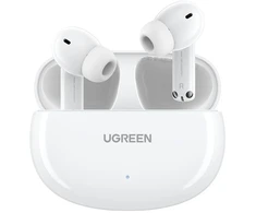 Belaidės ausinės Ugreen WS200 HiTune T6 Active Noise-Cancelling Earbuds baltos