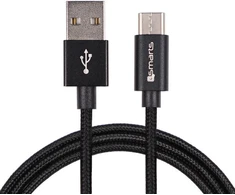 4Smarts USB-A į USB-C laidas RapidCord 2A, 2m., juodas