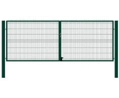 Vartai su dviem stulpais 1530x3000 mm (Ral6005)