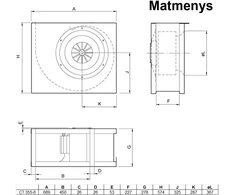 Ventiliatorius Systemair CT 355-6