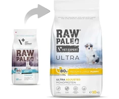 Vetexpert Šunų Maistas - VET EXPERT RAW PALEO Ultra Vidutinio ir Didelio Dydžio Šuniukams Kalkūnas 10 kg