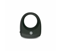 Vivid Silicone Intimate Ring with Removable Bullet Vibrator Juodas